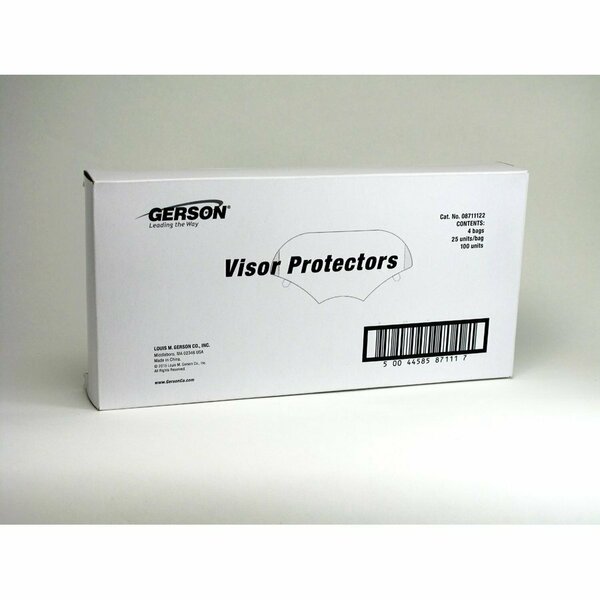 Gerson Full Face, Protective Lens Film , 100-count, case of 4, 400PK 08711122